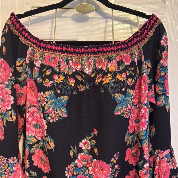 Flying Tomato Floral Mini Dress - Black and Pink - Picture 2 of 8